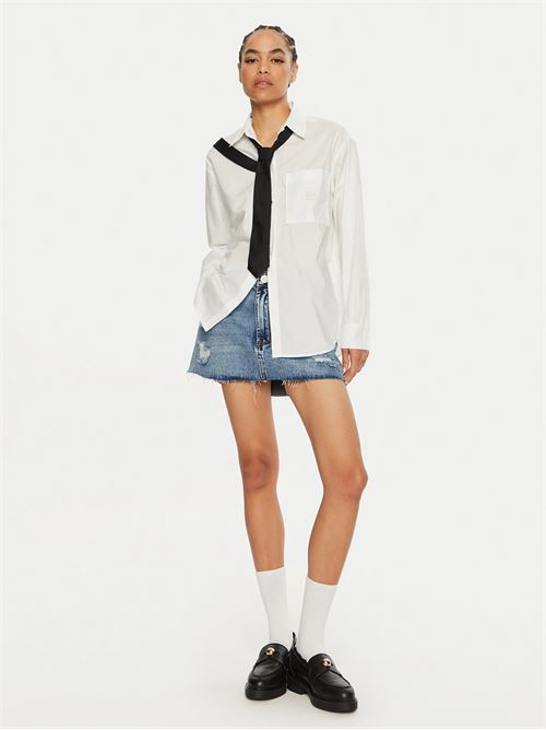 cotton poplin relaxed shirt CALVIN KLEIN JEANS | LV047F102GYAA